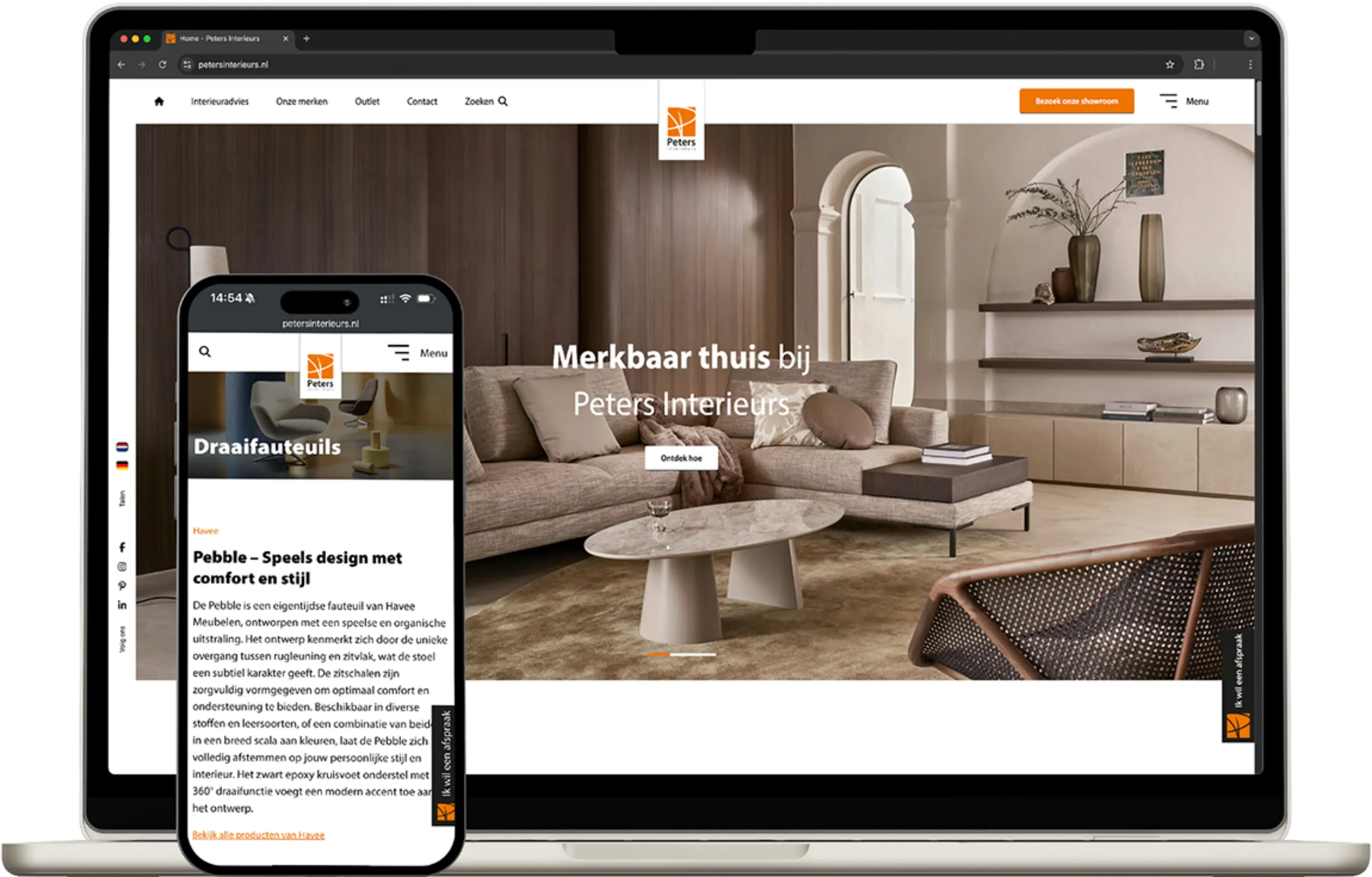 Website op maat in Craft CMS.